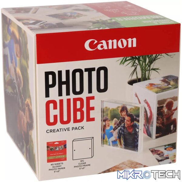 CANON PAPER PP-201 5X5 PHOTO CUBE CP WH/GREEN INCLUDES CANON PAPER PP-201 5X5 PHOTO CUBE CP WH/GREEN INCLUDES