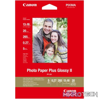 CANON PP-201 5 X 7 - 20 SHEETS PLUS GLOSSY