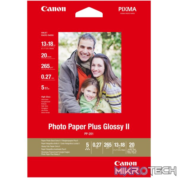 CANON PP-201 5 X 7 - 20 SHEETS PLUS GLOSSY CANON PP-201 5 X 7 - 20 SHEETS PLUS GLOSSY