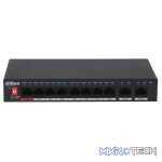 DAHUA 9-PORT UNMANAGED DESKTOP SWITCH 8 PORT POE