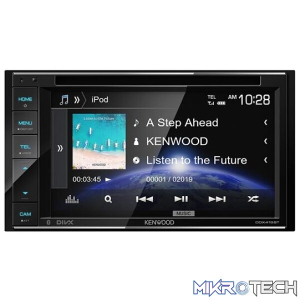 DDX123 KENWOOD DDX419BT 6.2" DOUBLE DIN BT/USB/DVD RADIO - Image 1