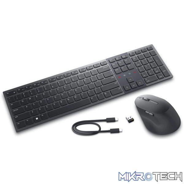 DELL COLLABORATION KEYBOARD AND MOUSE - KM900 - US INTERNATIONAL (QWERTY) - Image 3
