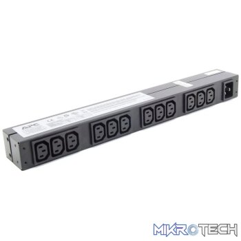 DELL RACK PDU BASIC APC PN AP9565 1U 16A 230V 12 C13 OUTLETS IEC C20 INLET
