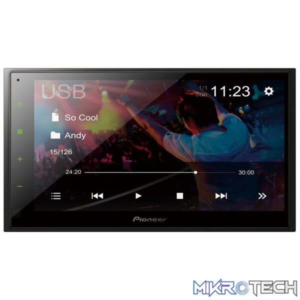 DMH-A345BT Pioneer DMH-A345BT 6.8 Touch-screen Bluetooth/USB/AUX Double Din Multimedia Player - Image 1