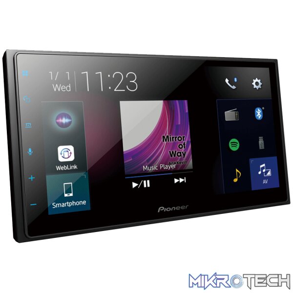 Pioneer DMH-Z5350BT 6.8" Carplay/Android Auto Double Din Radio - Image 2