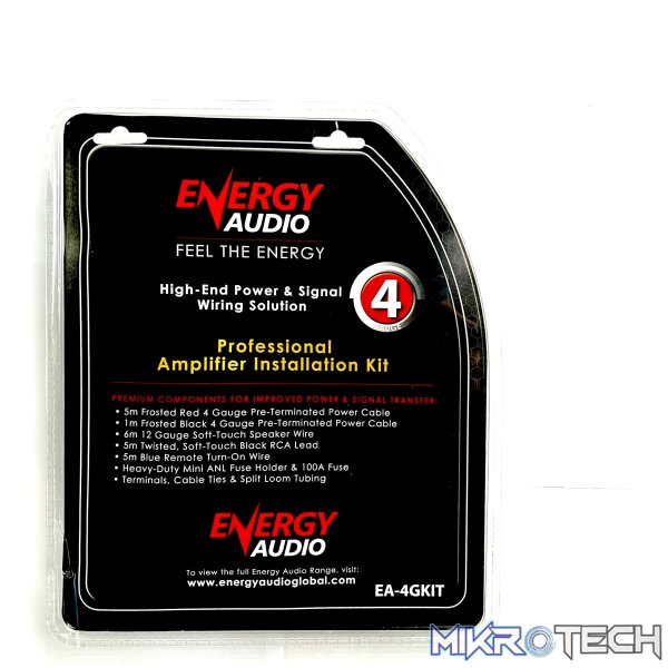 Energy Audio EA-4GKIT Premium 4-Gauge Wiring Kit - Image 2