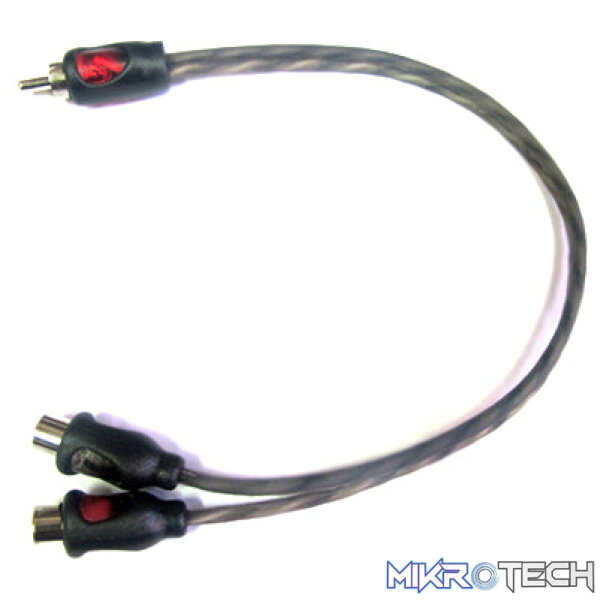 EA-Z1 Energy Audio 1 Male - 2 Female RCA Splitter - Image 1