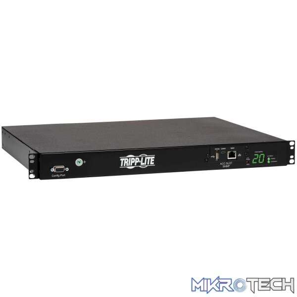 EATON 3.7KW SINGLE-PHASE LOCAL METERED PDU  ADAPTER 3.66 M CORD 1U RACK-MOUNT - Image 2