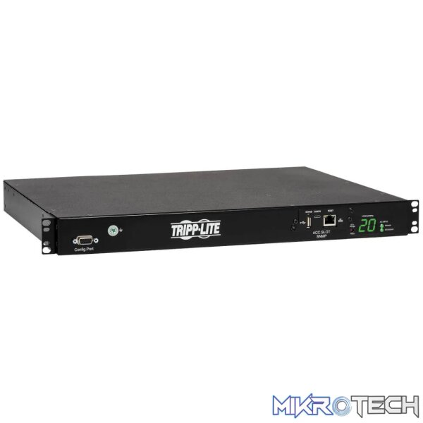 EATON 3.7KW SINGLE-PHASE LOCAL METERED PDU  ADAPTER 3.66 M CORD 1U RACK-MOUNT - Image 4