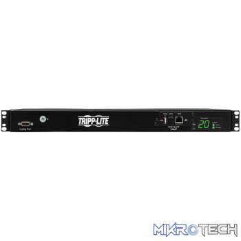 EATON 3.7KW SINGLE-PHASE LOCAL METERED PDU  ADAPTER 3.66 M CORD 1U RACK-MOUNT