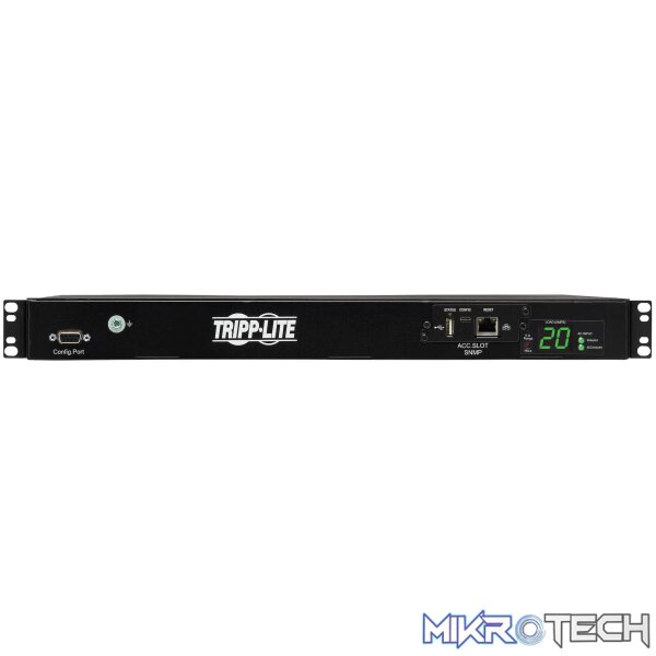EATON 3.7KW SINGLE-PHASE LOCAL METERED PDU ADAPTER 3.66 M CORD 1U RACK-MOUNT EATON 3.7KW SINGLE-PHASE LOCAL METERED PDU ADAPTER 3.66 M CORD 1U RACK-MOUNT