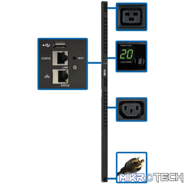 EATON 3.7KW SINGLE-PHASE SWITCHED PDU EATON 3.7KW SINGLE-PHASE SWITCHED PDU