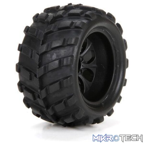 Front/Rear Premount Tire:(2) 1:24 4WD Ru Front/Rear Premount Tire:(2) 1:24 4WD Ru