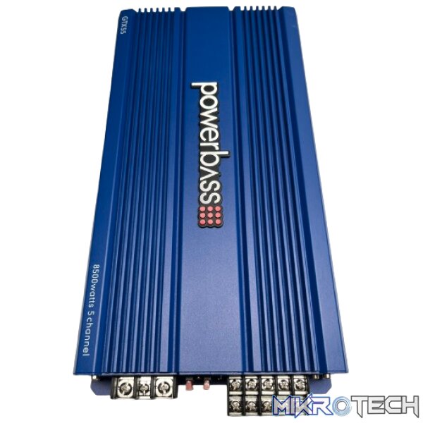 Powerbass GTX55 5 Channel 8500W 4X80W + 200W RMS Amplifier - Image 2
