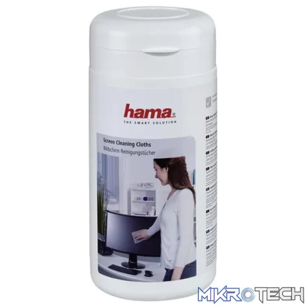 HAMA SCREEN CLEANING CLOTHS 100PK HAMA SCREEN CLEANING CLOTHS 100PK