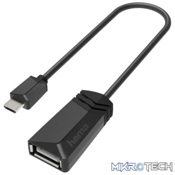 HAMA USB-OTG ADAPTER MICRO-USB PLUG TO USB SOCKET USB2.0