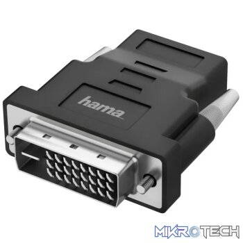 HAMA VIDEO ADAPTER DVI PLUG TO HDMI SOCKET 4K