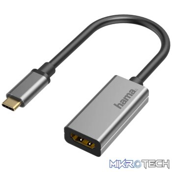 HAMA VIDEO ADAPTER USB-C PLUG TOO HDMI SOCKET 4K