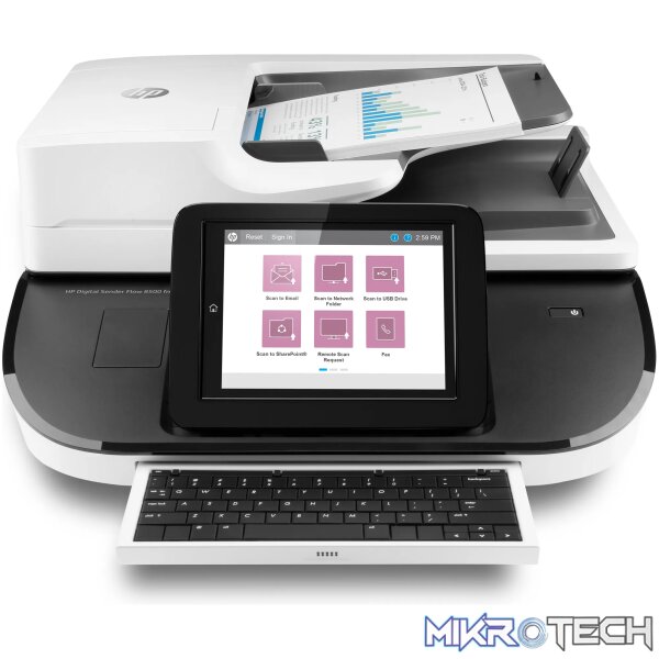 HP DIGITAL SENDER FLOW 8500 FN2 FLATBED SCANNER - Image 4