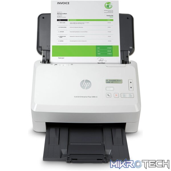 HP SCANJET ENTERPRISE FLOW 5000 S5 SHEET-FEED SCANNER - Image 2