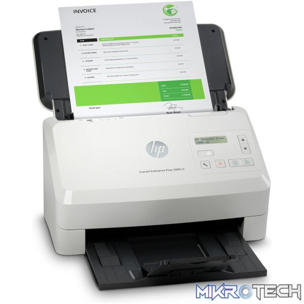 HP SCANJET ENTERPRISE FLOW 5000 S5 SHEET-FEED SCANNER - Image 4