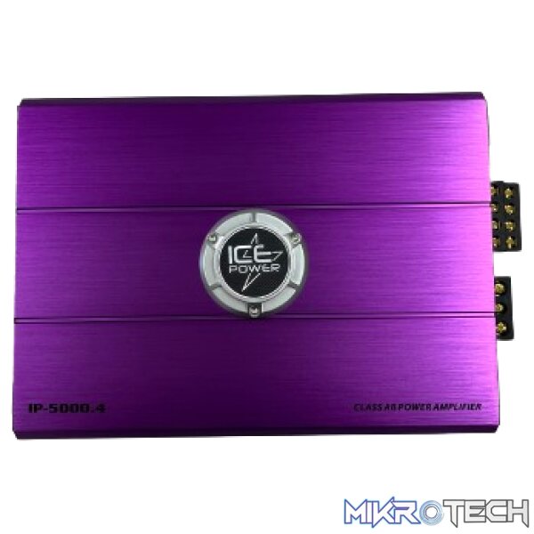 IP-5000.4-rRR Ice Power IP-5000.4 4 Channel 5000W 60W X4 RMS Amplifier - Image 1