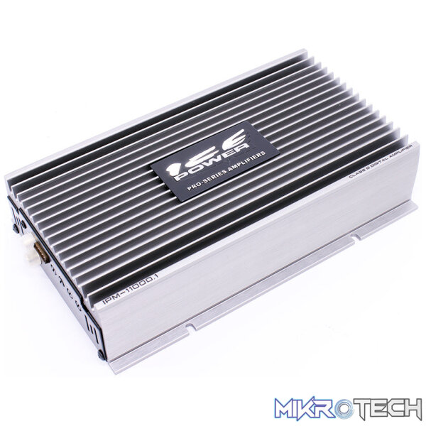 IPM-11000.1IcePower Ice Power IPM-11000.1 1 Channel Mini Monoblock 11000W Peak 1000R @1OHM Amplifier - Image 1