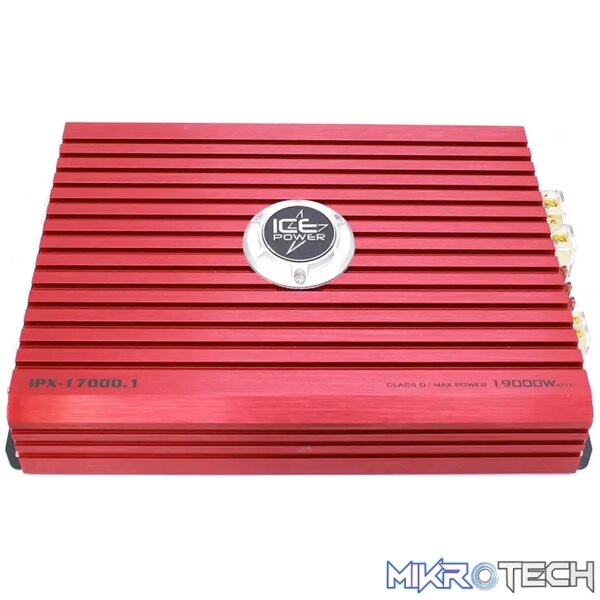 IPX-17000TOP Ice Power IPX-17000.1 1000RMS@1OHM 17000W 1CH Monoblock Amplifier - Image 1