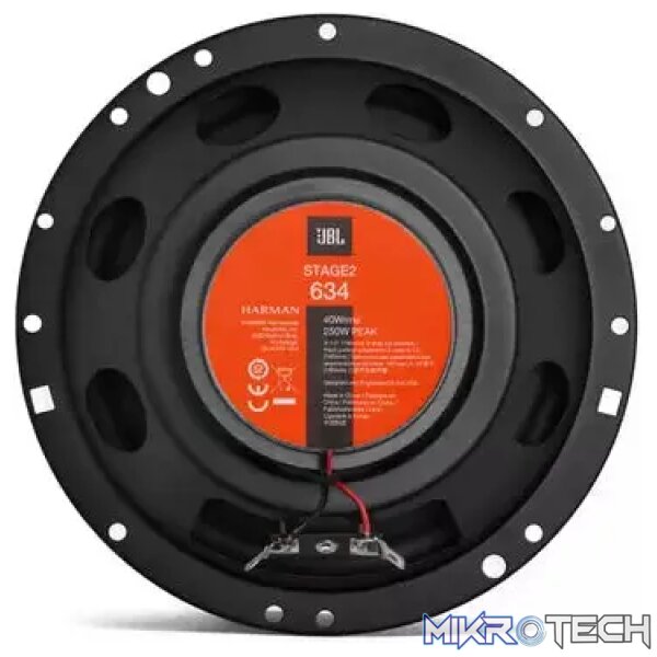 JBL STAGE 634 6.5" 3 - Way Car Speakers - Image 4