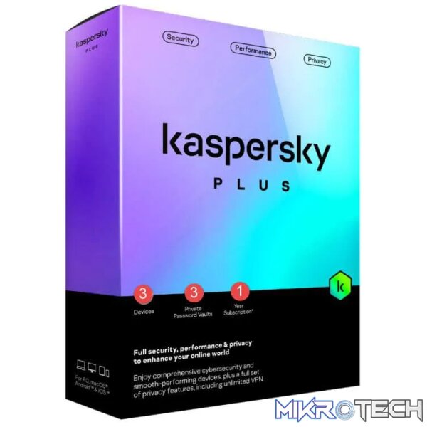 KASPERSKY PLUS LICENSE KASPERSKY PLUS LICENSE
