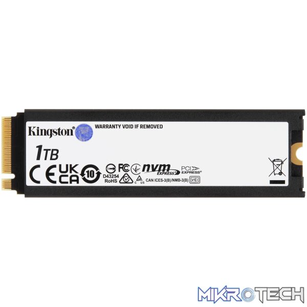 KINGSTON 1000 RENEGADE PCIE 4.0 NVME SSD W/HEATSINK - Image 3
