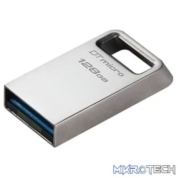 KINGSTON 128GB DATATRAVELER MICRO 200MB/S METAL USB 3.2 GEN 1