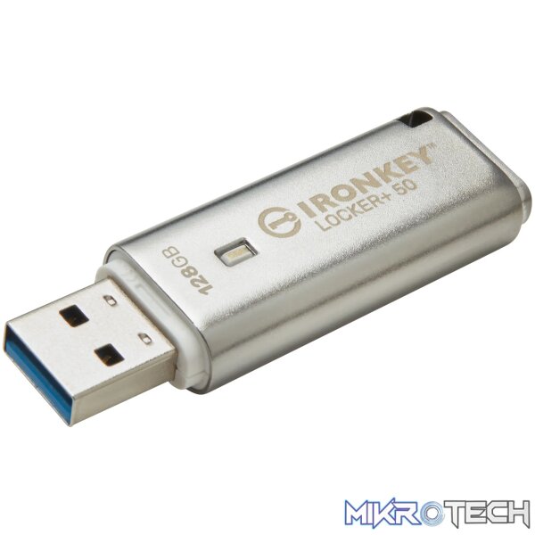 KINGSTON 128GB IRONKEY LOCKER PLUS 50 AES ENCRYPTED USBTOCLOUD - Image 4