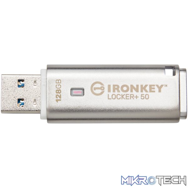 KINGSTON 128GB IRONKEY LOCKER PLUS 50 AES ENCRYPTED USBTOCLOUD - Image 5
