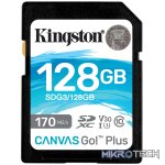 KINGSTON 128GB SDXC CANVAS GO PLUS 170R C10 UHS-I U3 V30