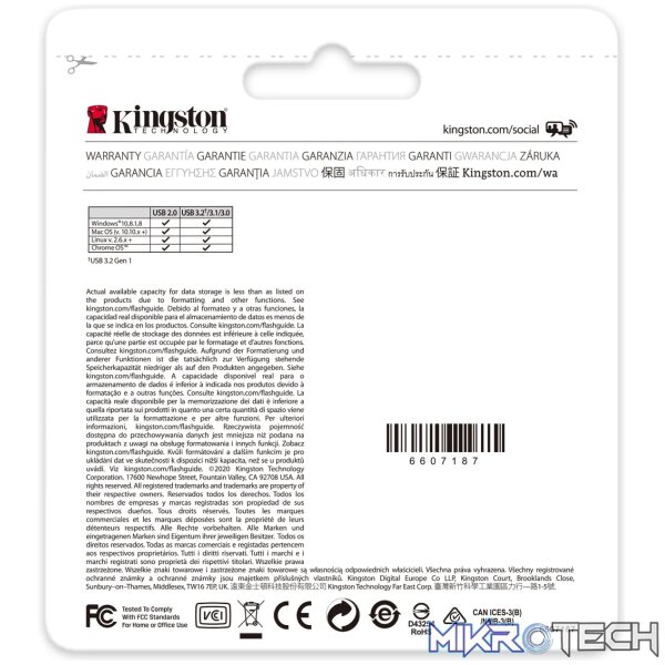KINGSTON 128GB USB3.2 GEN 1 DATATRAVELER KYSON - Image 5