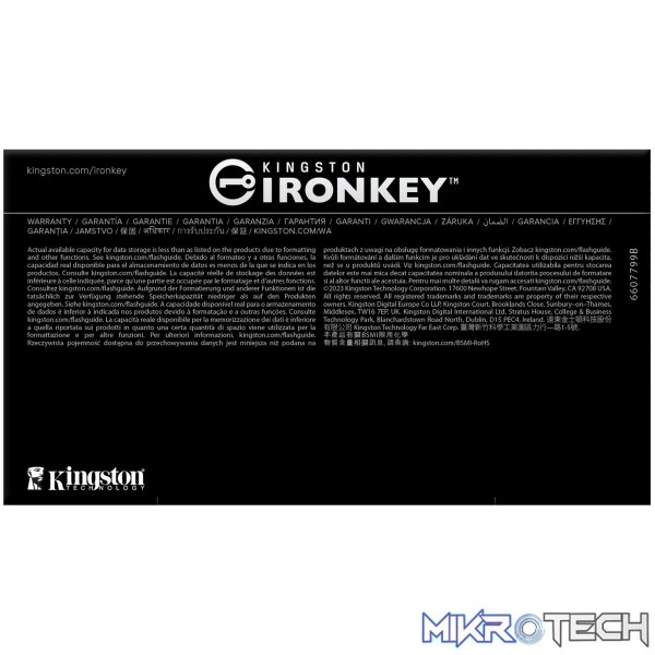 KINGSTON 16GB IRONKEY D500S FIPS 140-3 LVL 3 (PENDING) AES-256 - Image 7