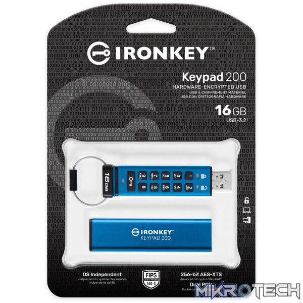 KINGSTON 16GB IRONKEY KEYPAD - Image 6