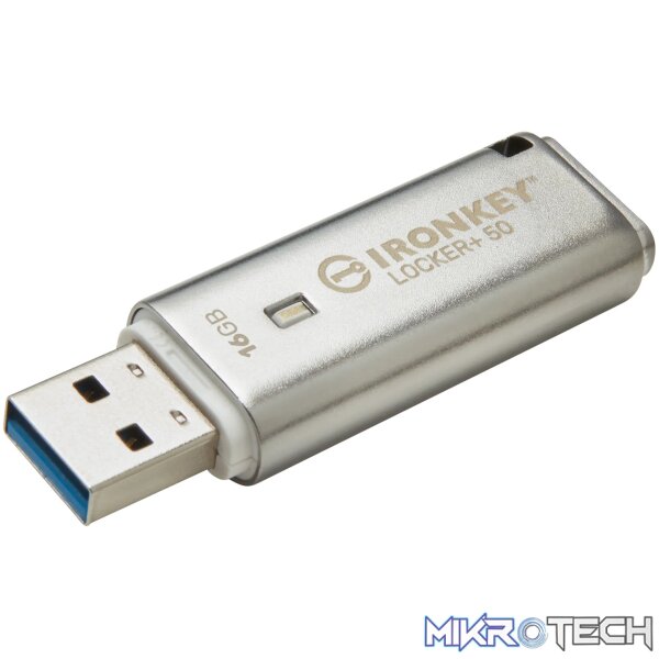 KINGSTON 16GB IRONKEY LOCKER PLUS 50 AES ENCRYPTED USBTOCLOUD - Image 4