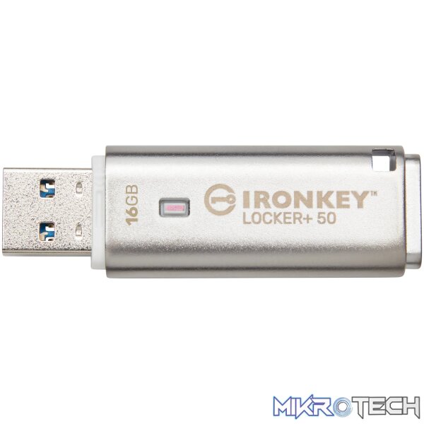 KINGSTON 16GB IRONKEY LOCKER PLUS 50 AES ENCRYPTED USBTOCLOUD - Image 5
