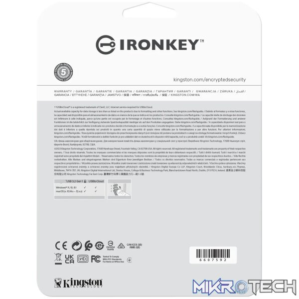 KINGSTON 16GB IRONKEY LOCKER PLUS 50 AES ENCRYPTED USBTOCLOUD - Image 7