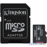 KINGSTON 16GB MICROSDHC INDUSTRIAL C10 A1 PSLC CARD + SD ADAPTER