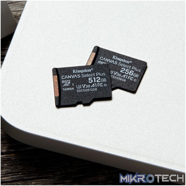 KINGSTON 256GB MICSDXC CANVAS SELECT PLUS 100R A1 C10 CARD + ADP - Image 4