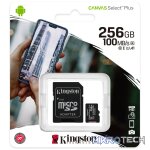 KINGSTON 256GB MICSDXC CANVAS SELECT PLUS 100R A1 C10 CARD + ADP - Image 6