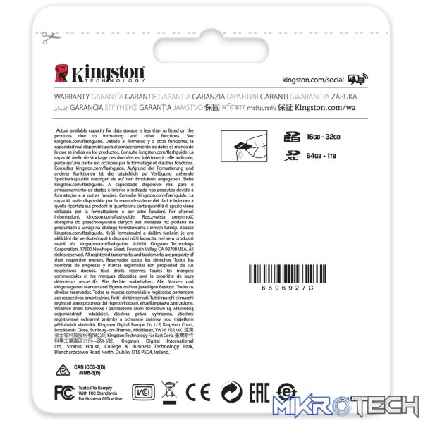 KINGSTON 256GB SDXC CANVAS SELECT PLUS 100R C10 UHS-I U3 V30 - Image 4