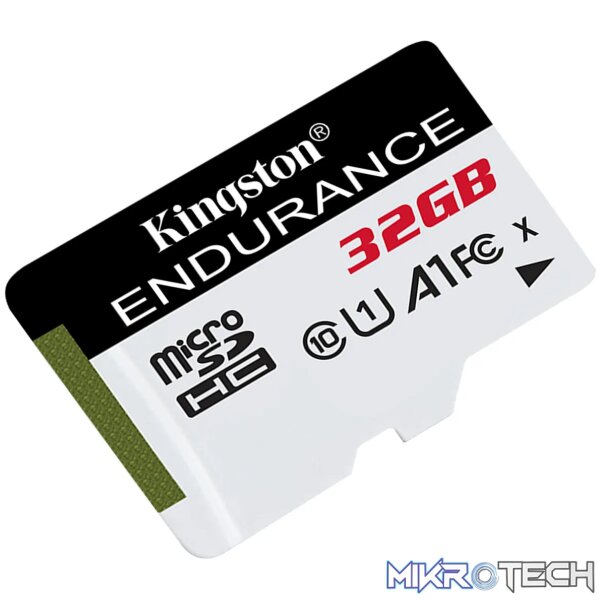 KINGSTON 32GB MICROSDHC ENDURANCE 95R/30W C10 A1 UHS-I CARD ONLY - Image 2