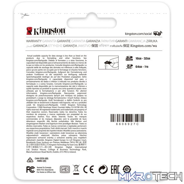 KINGSTON 512GB MICROSDXC CANVAS GO PLUS 170R A2 U3 V30 CARD + ADP - Image 6