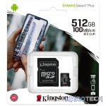 KINGSTON 512GB MICSDXC CANVAS SELECT PLUS 100R A1 C10 CARD + ADP - Image 7