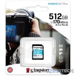 KINGSTON 64GB SDXC CANVAS GO PLUS 170R C10 UHS-I U3 V30 - Image 3