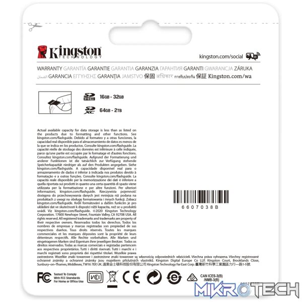 KINGSTON 64GB SDXC CANVAS GO PLUS 170R C10 UHS-I U3 V30 - Image 4